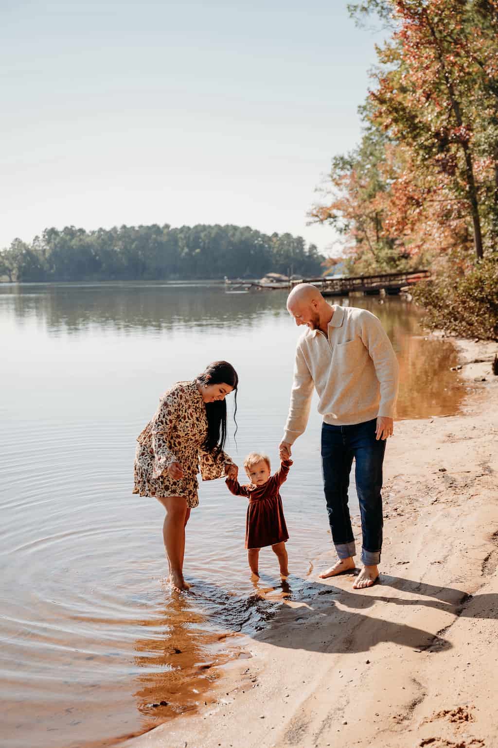 Chiropractor family photo at beach