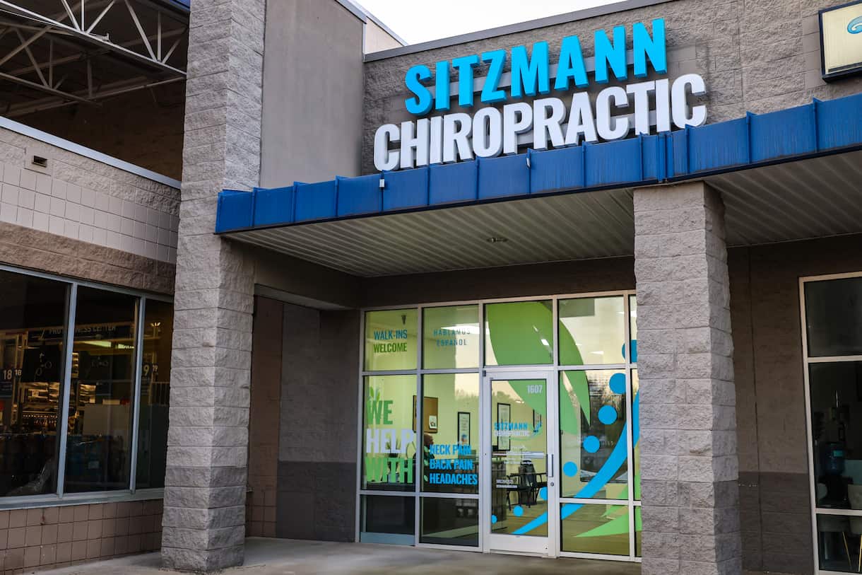 Wide exterior view of chiropractic clinic